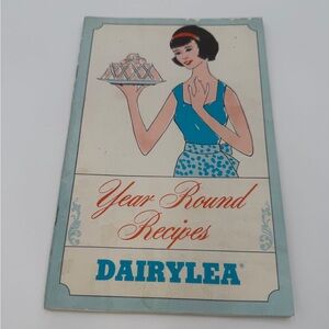 Vintage Dairy Lea Year Round Recipes Cookbook Booklet 1950s Promo